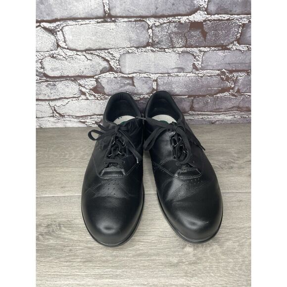 SAS Shoes Free Time Lace Casual Walking Sneakers Black Leather Men 12 W3 US/45EU - Picture 10 of 16